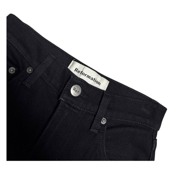 REFORMATION Candice Bootcut Luxury Designer Denim Jeans Pants Womens 23x32 - Picture 3 of 6